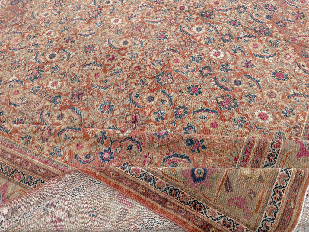 Antique Persian Mahal Large Carpet, No.13087 - Gsblank