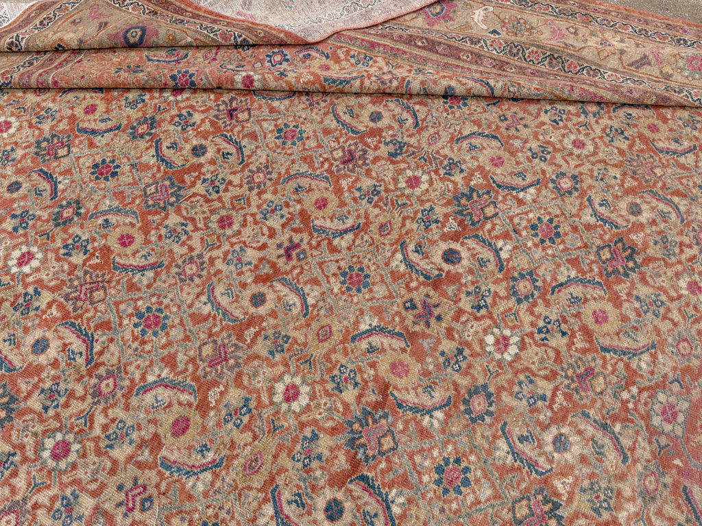 Antique Persian Mahal Large Carpet, No.13087 - Gsblank