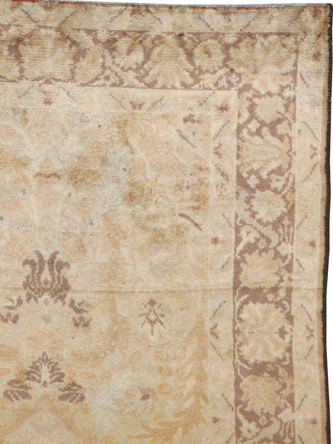 Antique Turkish Oushak Rug, No.13121 - Gsblank