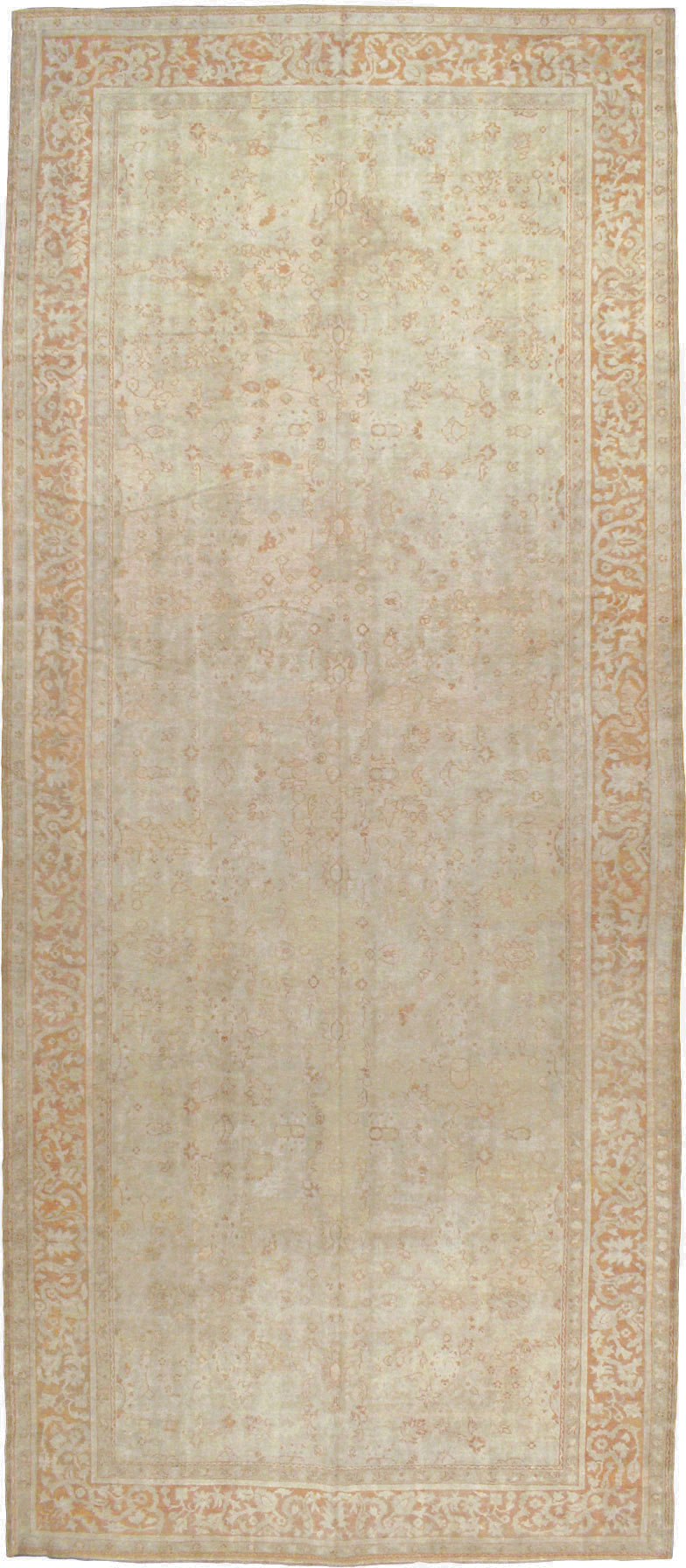 Antique Turkish Ghiordes Long Carpet, No.13122 - Gsblank