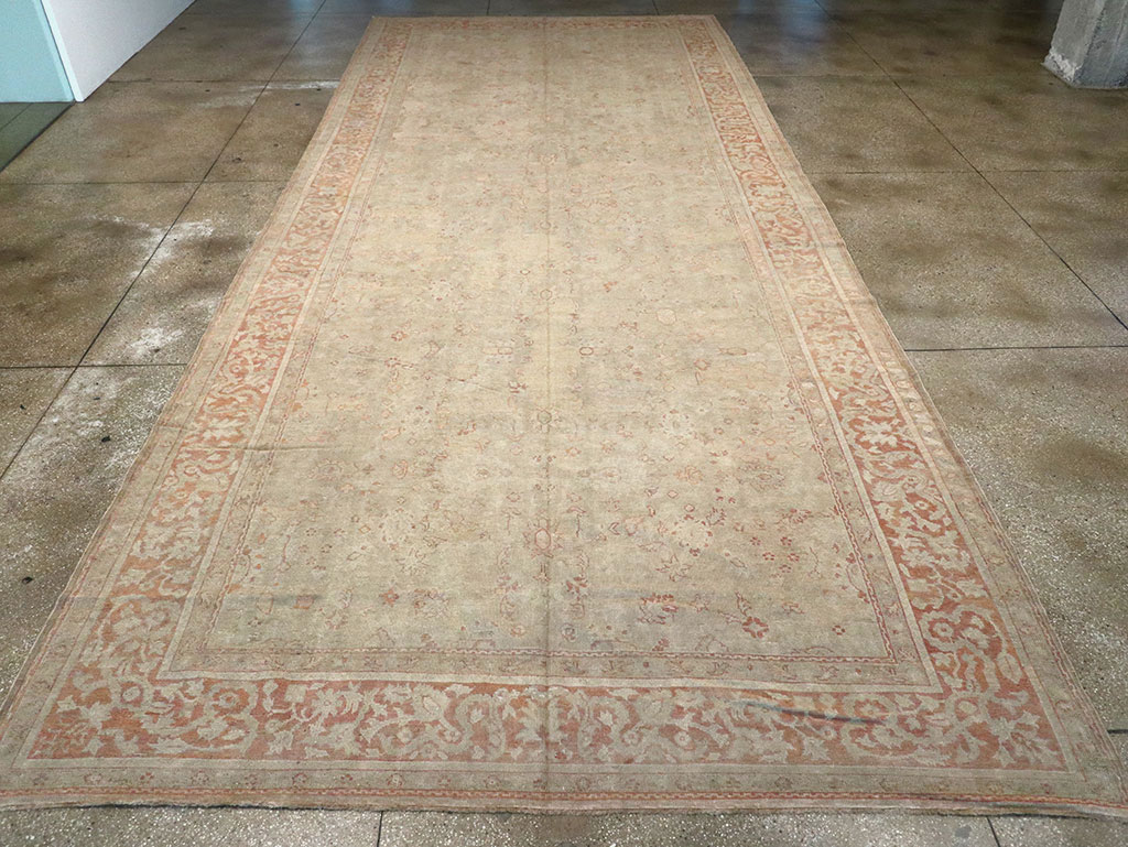 Antique Turkish Ghiordes Long Carpet, No.13122 - Gsblank