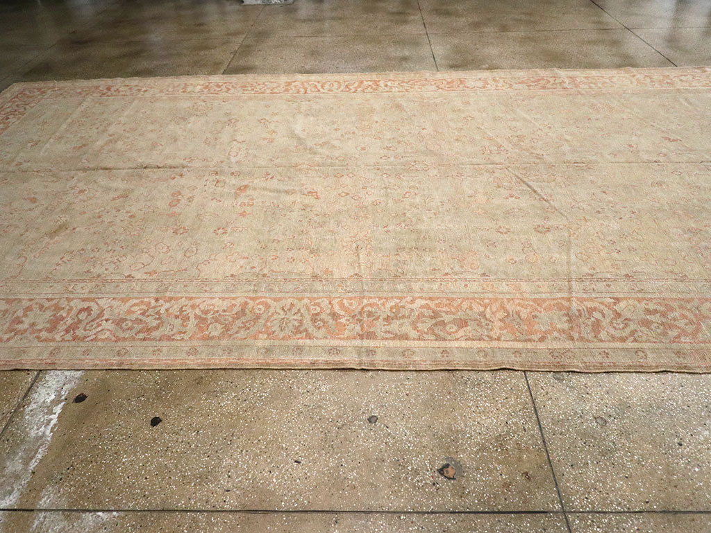 Antique Turkish Ghiordes Long Carpet, No.13122 - Gsblank