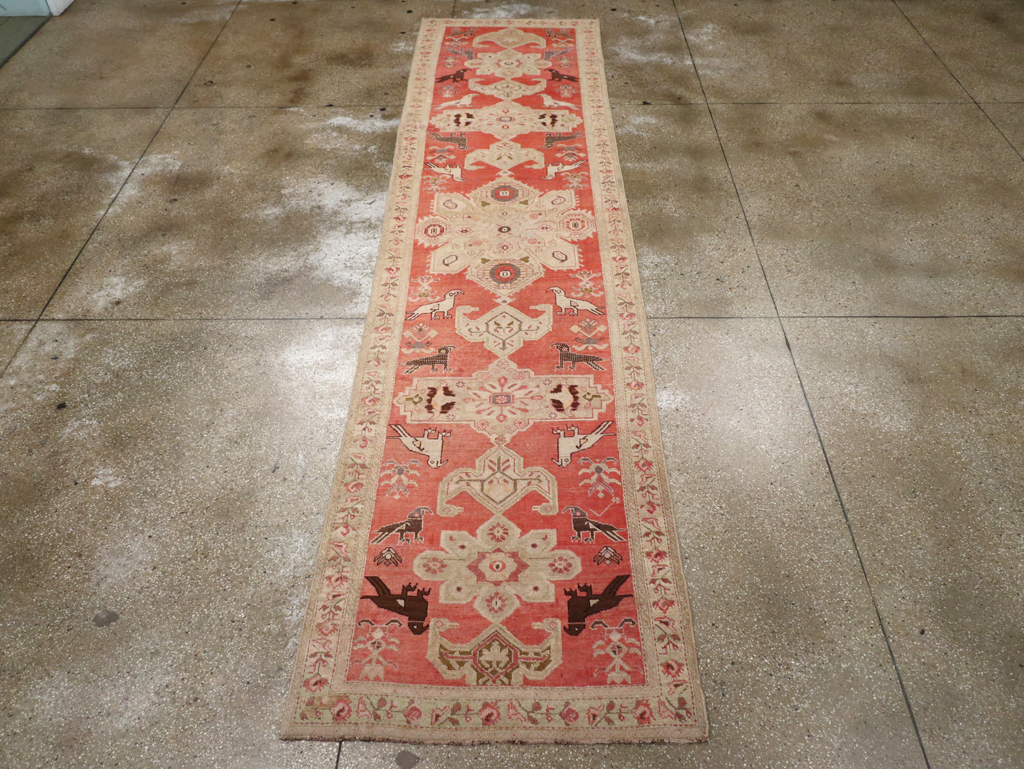 Antique Caucasian Karabagh Runner, No.13126 - Gsblank