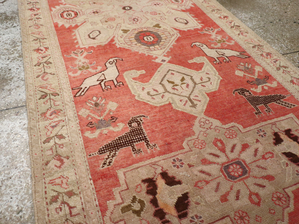 Antique Caucasian Karabagh Runner, No.13126 - Gsblank