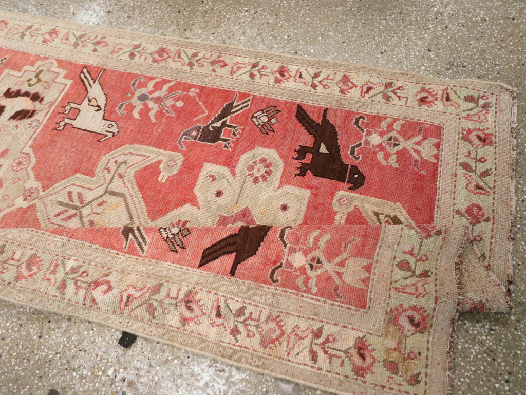 Antique Caucasian Karabagh Runner, No.13126 - Gsblank