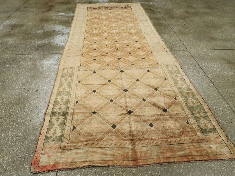 Antique Caucasian Karabagh Runner, No.13137 - Gsblank