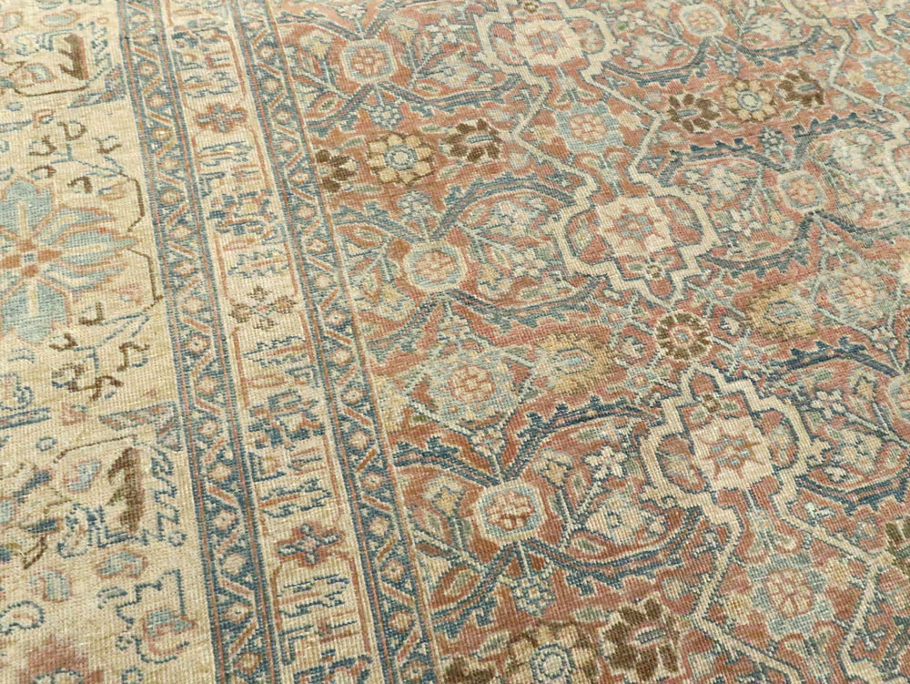 Antique Persian Tabriz  Square Carpet, No.13151 - Gsblank