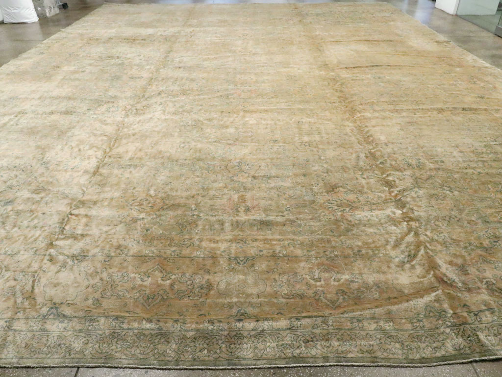 Antique Indian Oversize Lahore Carpet, No.13152 - Gsblank