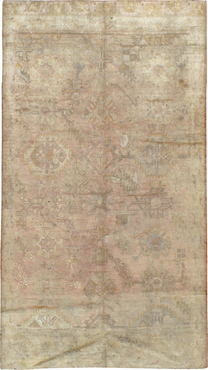 Antique Turkish Oushak Rug, No.13164 - Gsblank
