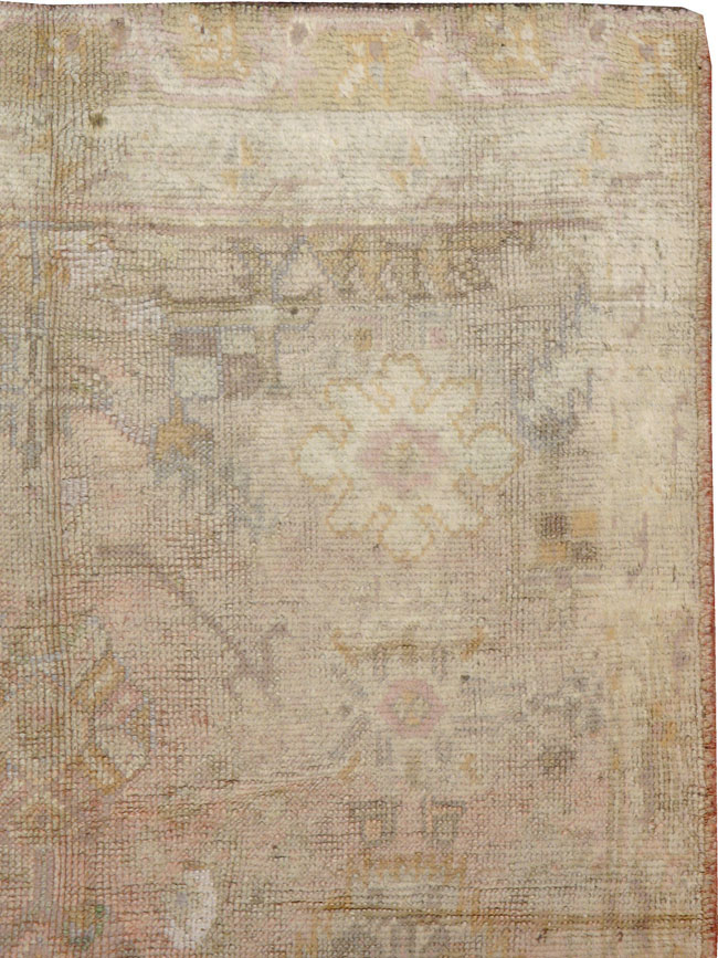 Antique Turkish Oushak Rug, No.13164 - Gsblank