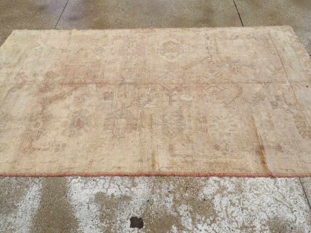 Antique Turkish Oushak Rug, No.13164 - Gsblank