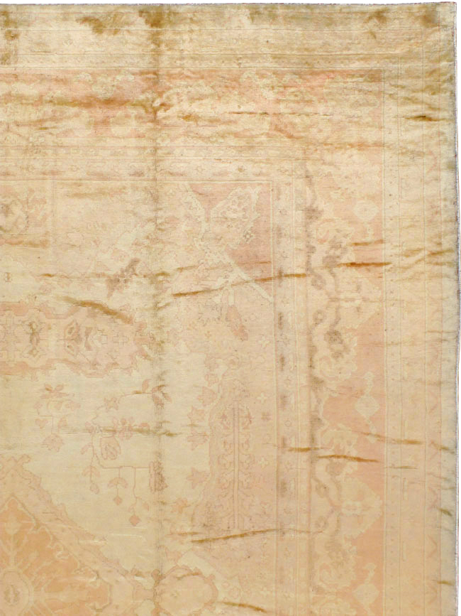 Antique European Oushak Carpet, No.13215 - Gsblank