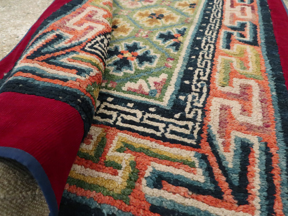 Vintage Tibetan Rug, No.13218 - Gsblank