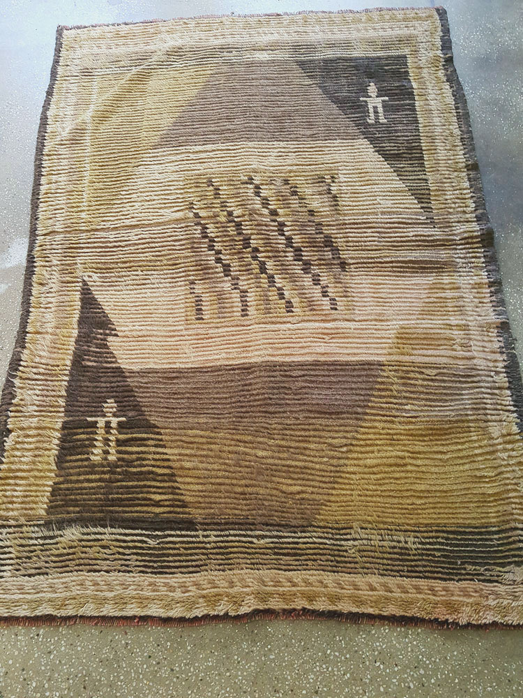 Vintage Turkish Konya Rug, No.13221 - Gsblank