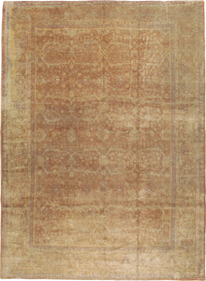 Antique Persian Tabriz Carpet, No.13222 - Gsblank