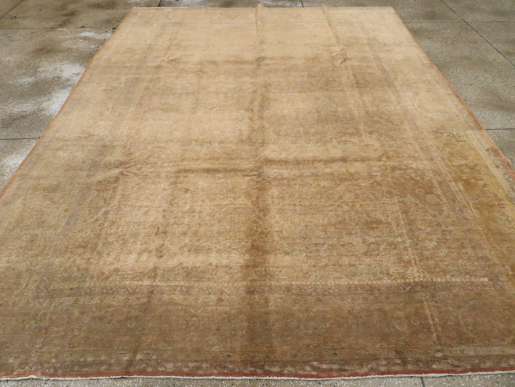 Antique Persian Tabriz Carpet, No.13222 - Gsblank