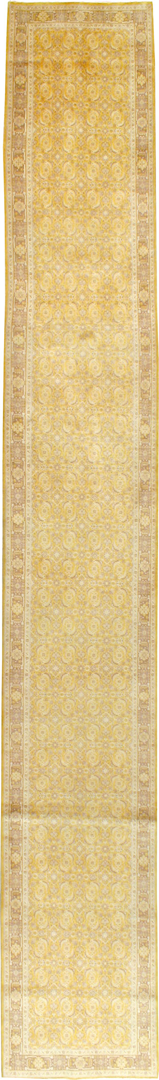 Vintage Persian Tabriz Long Runner, No.13269 - Gsblank