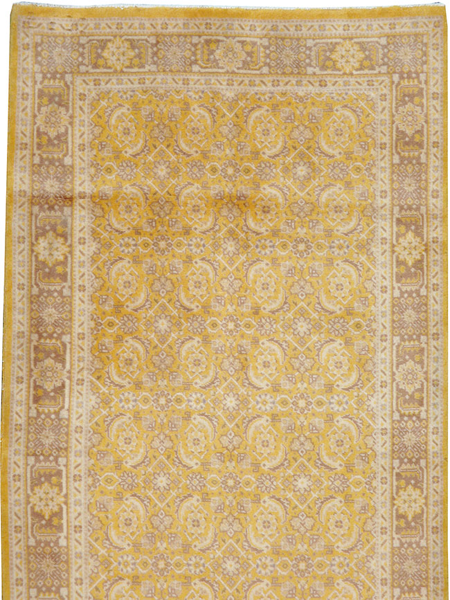 Vintage Persian Tabriz Long Runner, No.13269 - Gsblank