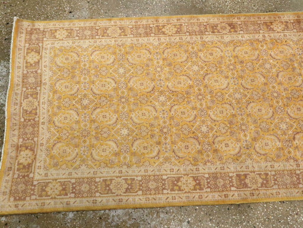 Vintage Persian Tabriz Long Runner, No.13269 - Gsblank