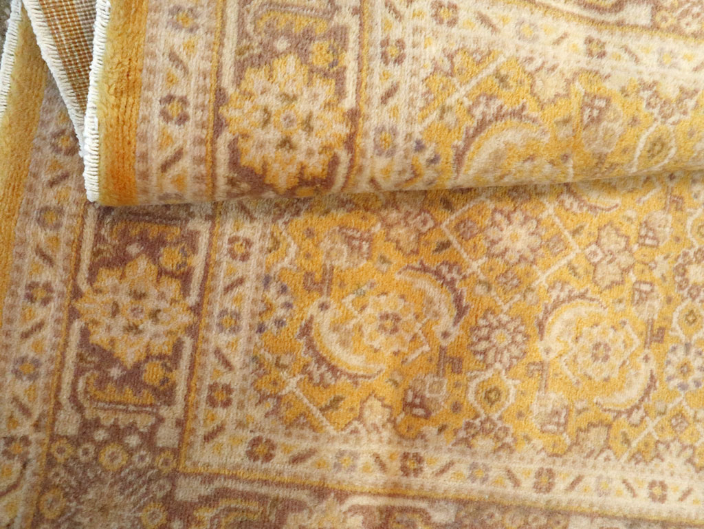 Vintage Persian Tabriz Long Runner, No.13269 - Gsblank