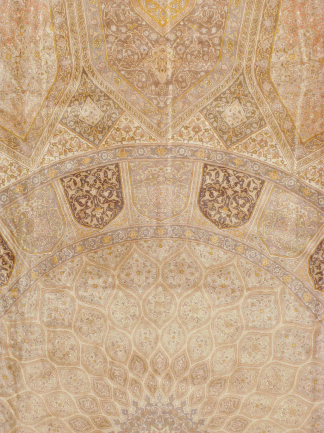 Vintage Persian Tabriz Carpet, No.13291 - Gsblank