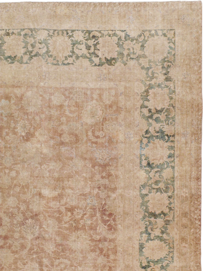 Antique Persian Tabriz Carpet, No.13296 - Gsblank