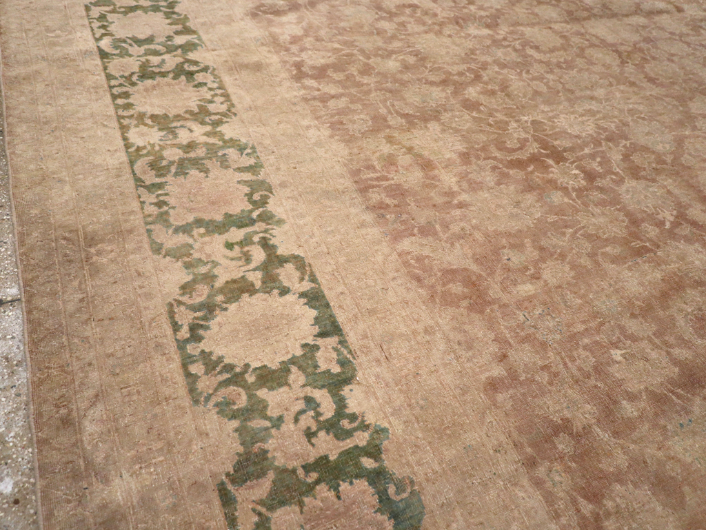 Antique Persian Tabriz Carpet, No.13296 - Gsblank