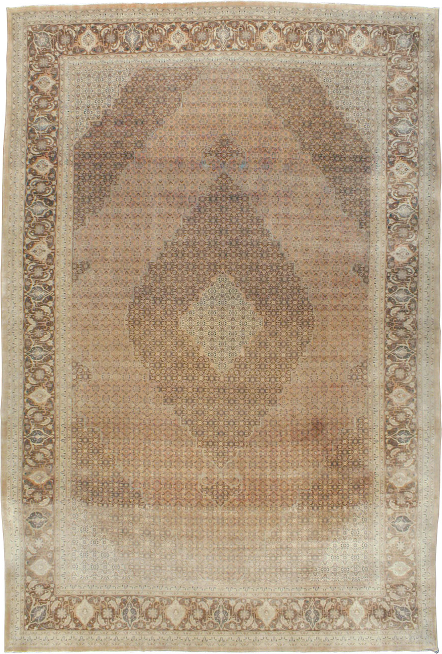 Antique Persian Tabriz Carpet, No.13297 - Gsblank