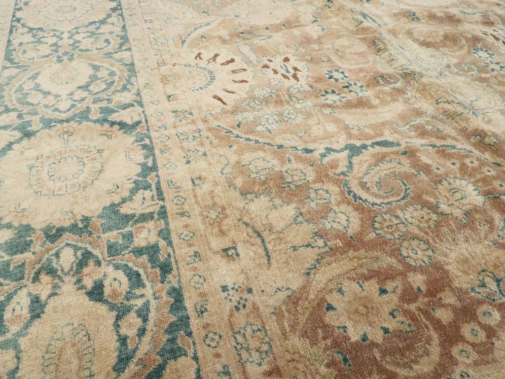 Antique Persian Tabriz Carpet, No.13299 - Gsblank