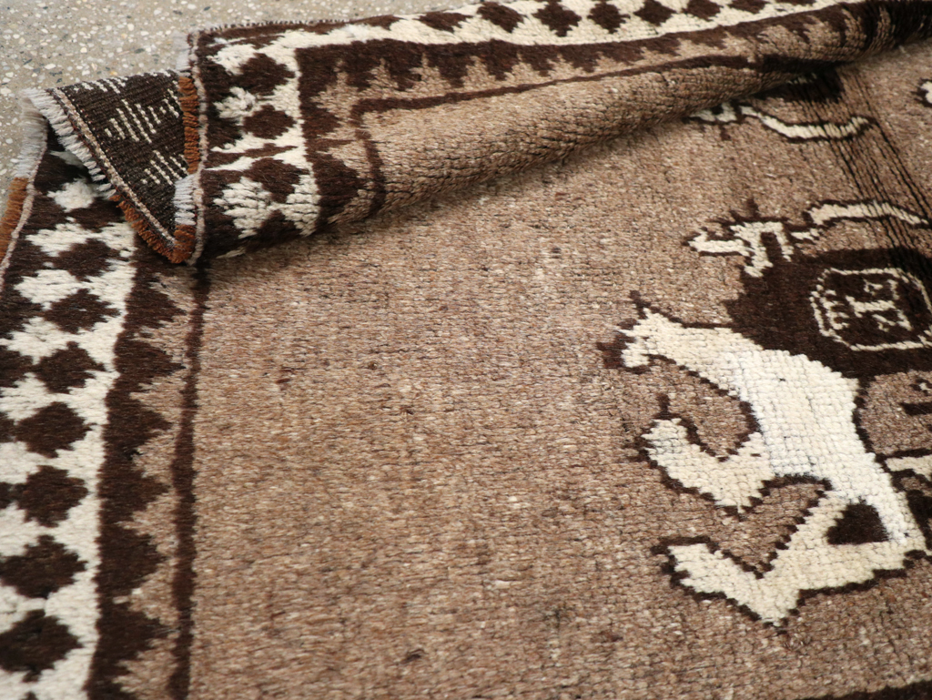 Vintage Persian Gabbeh Pictorial Rug (Pair: 1 of 2), No.13303 - Gsblank