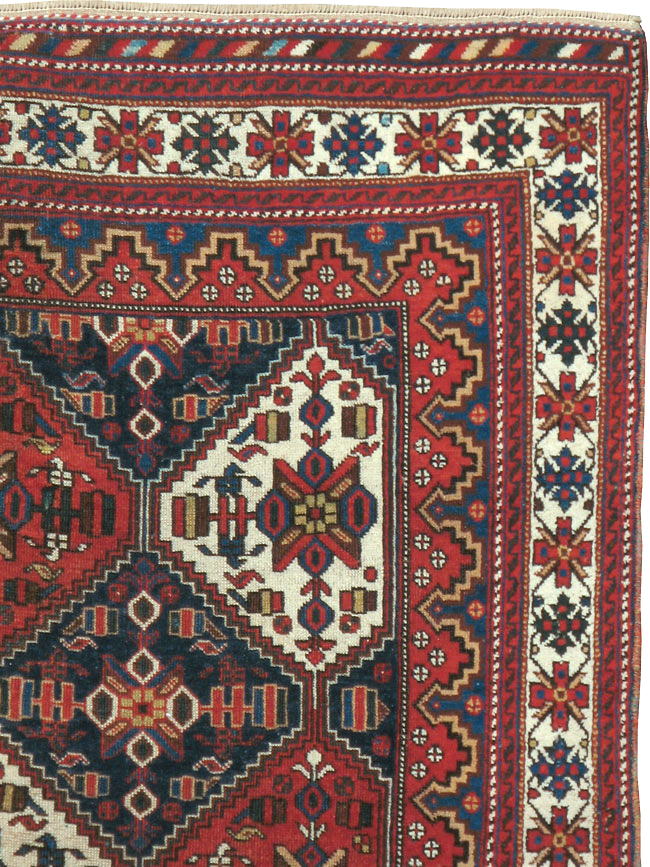 Antique Persian Afshar  Rug, No.13309 - Gsblank