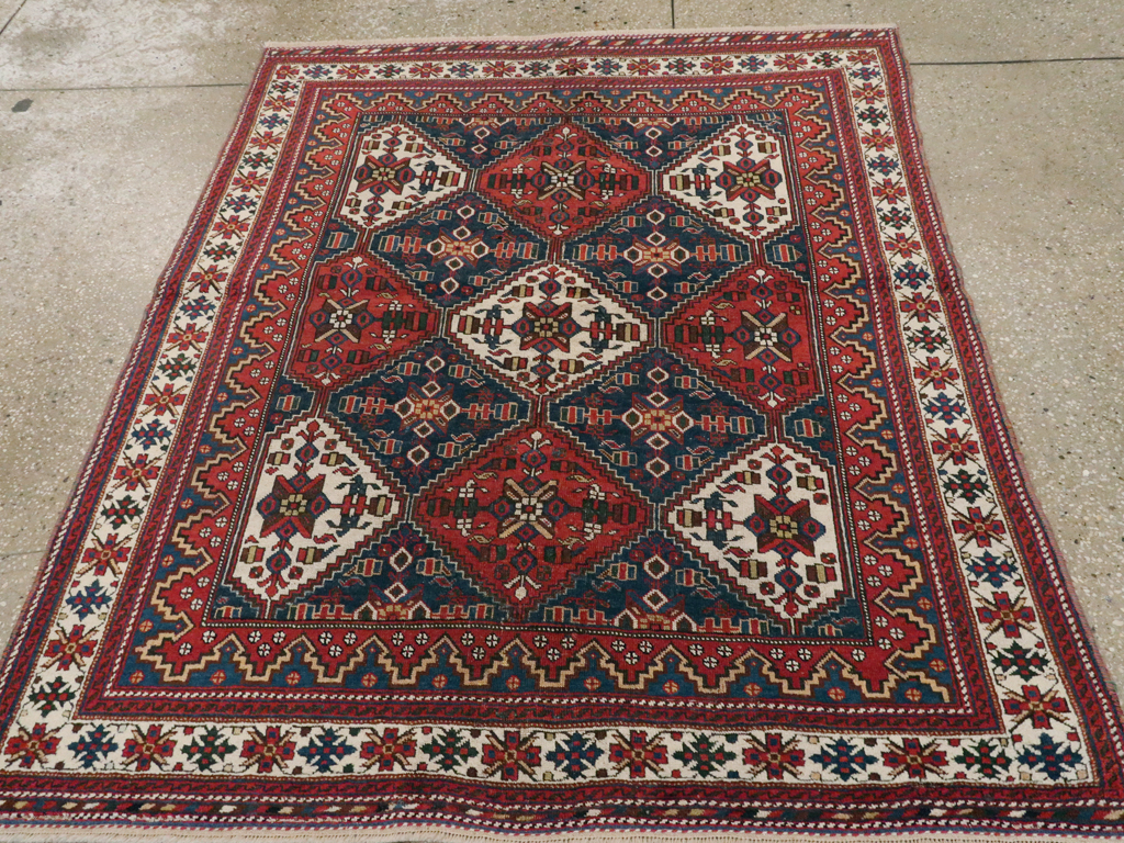 Antique Persian Afshar  Rug, No.13309 - Gsblank