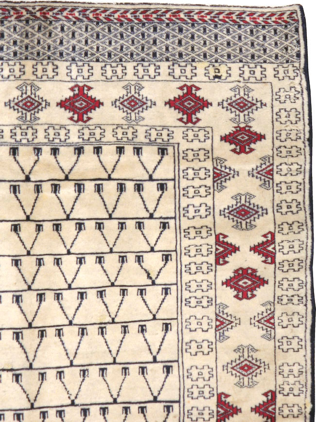 Vintage Persian Baluch Rug, No.13313 - Gsblank