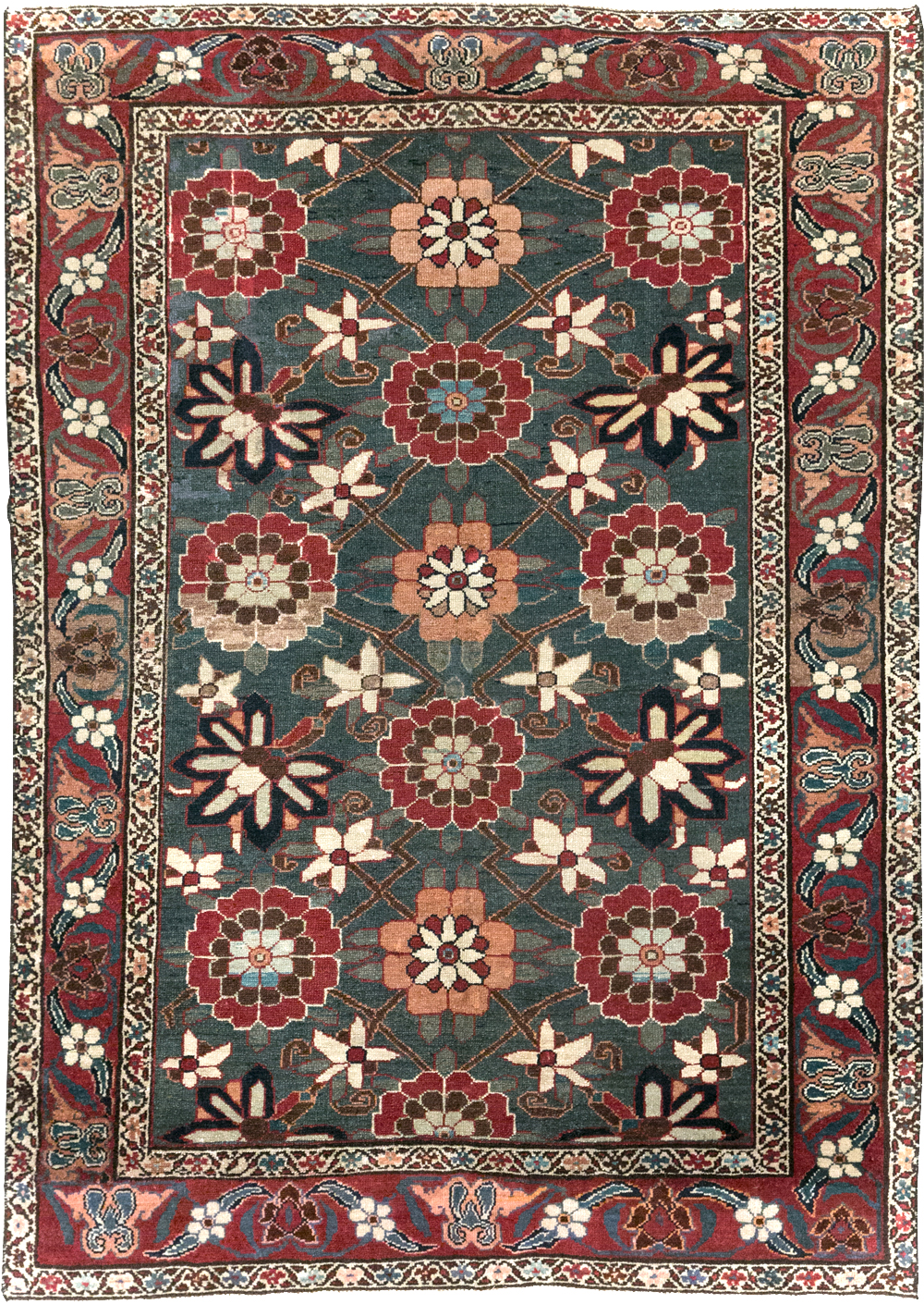 Antique Persian Malayer Rug, No.13314 - Gsblank