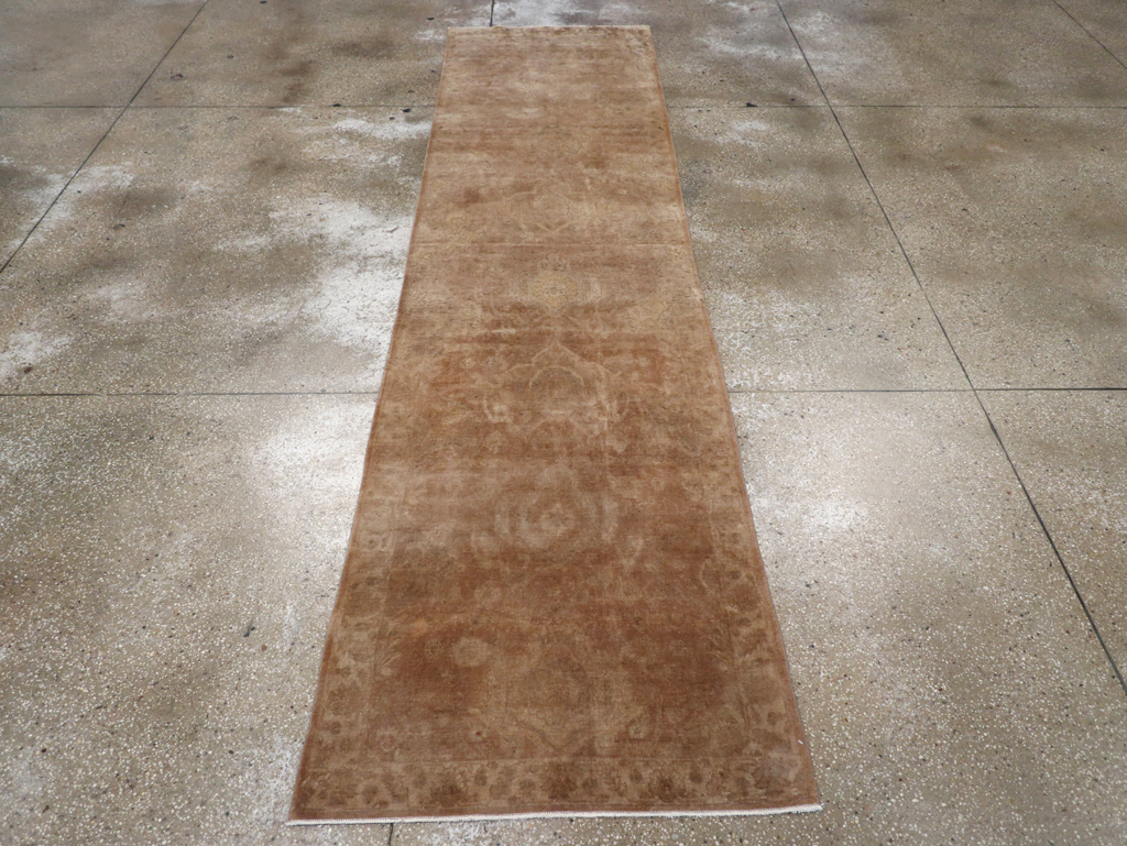 Antique Persian Tabriz Runner, No.13338 - Gsblank