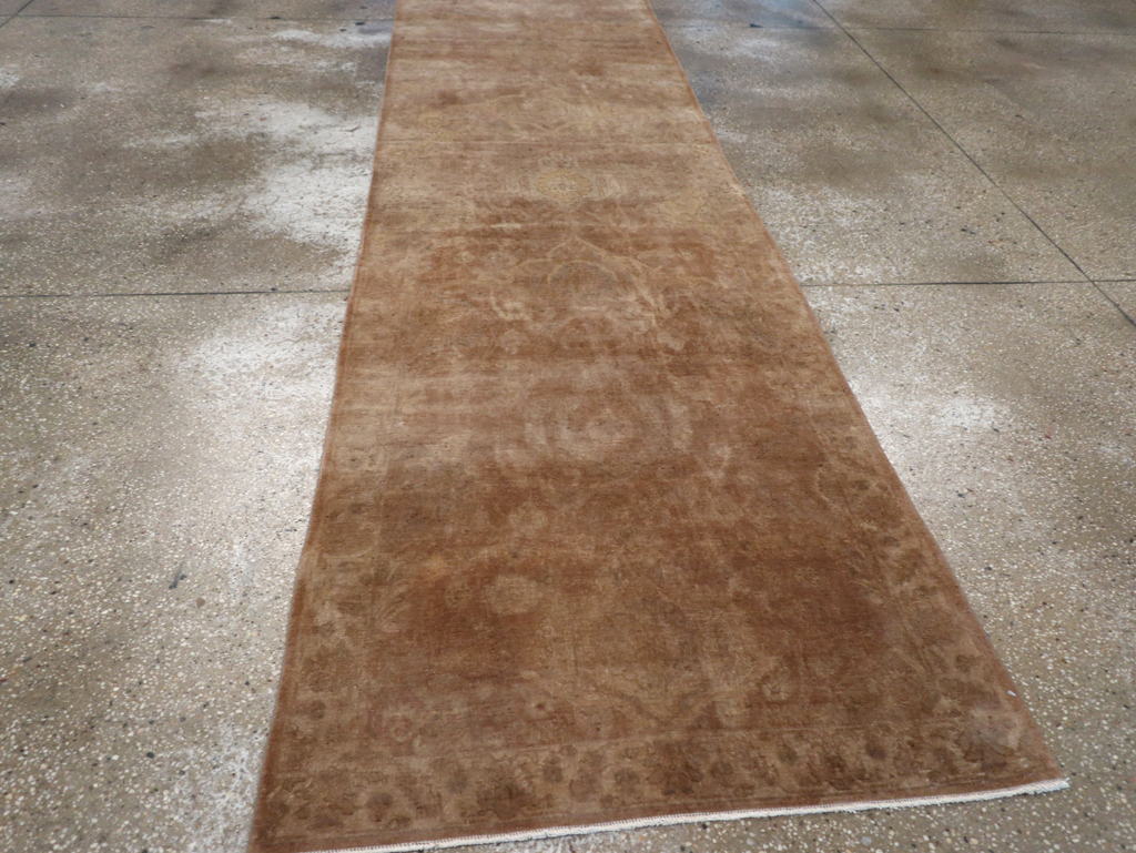 Antique Persian Tabriz Runner, No.13338 - Gsblank