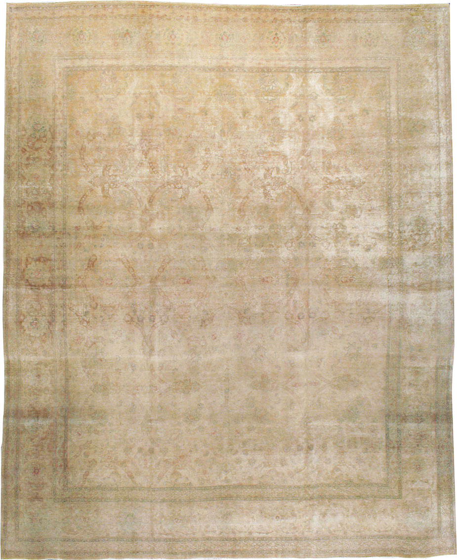 Antique Persian Tabriz Rug, No.13343 - Gsblank