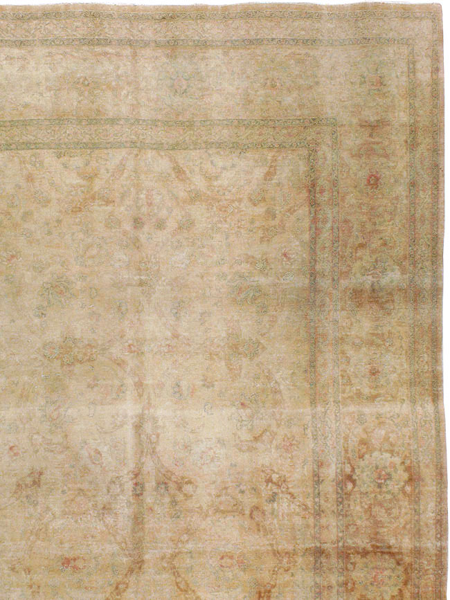 Antique Persian Tabriz Rug, No.13343 - Gsblank