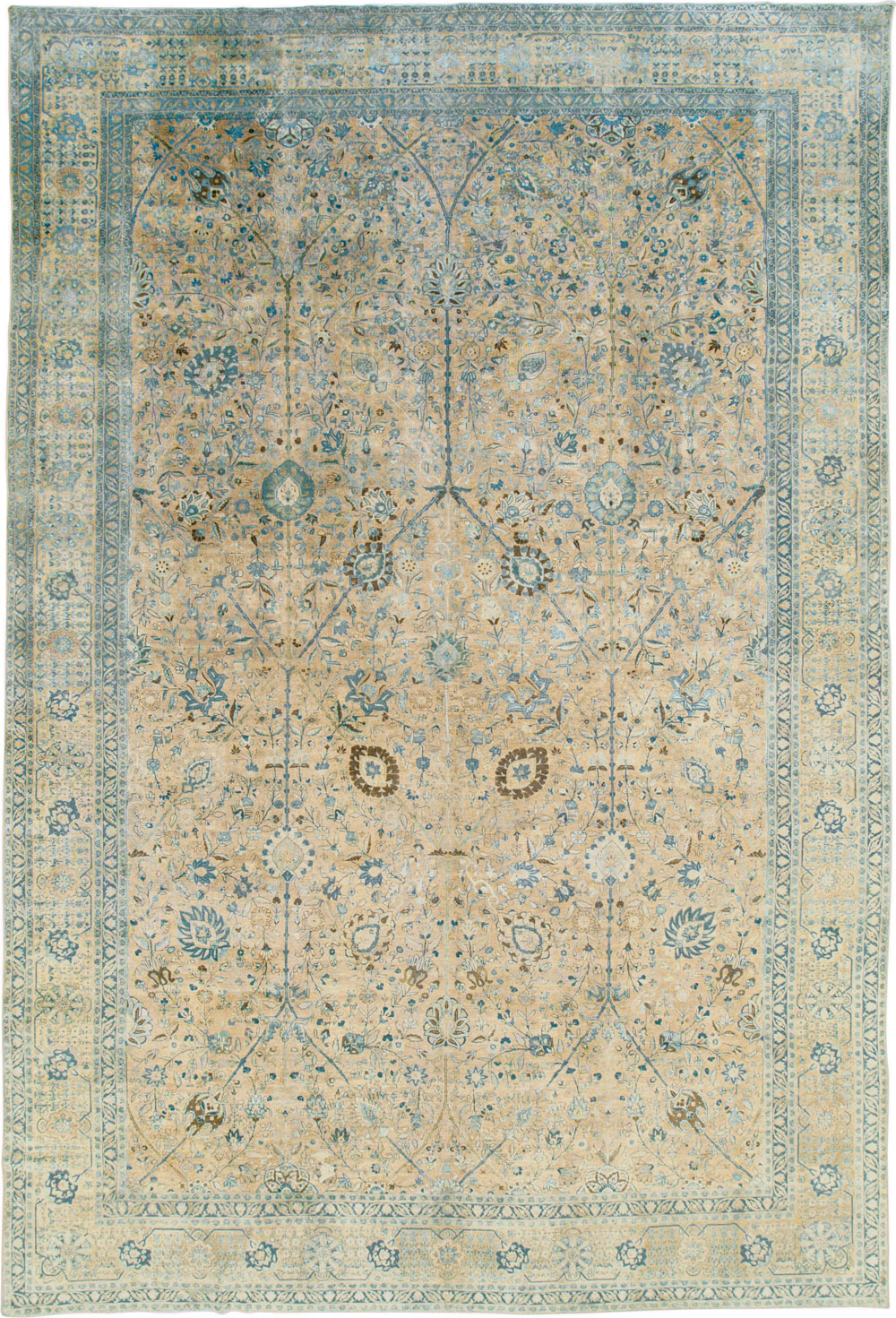Antique Persian Tabriz Carpet, No.13347 - Gsblank