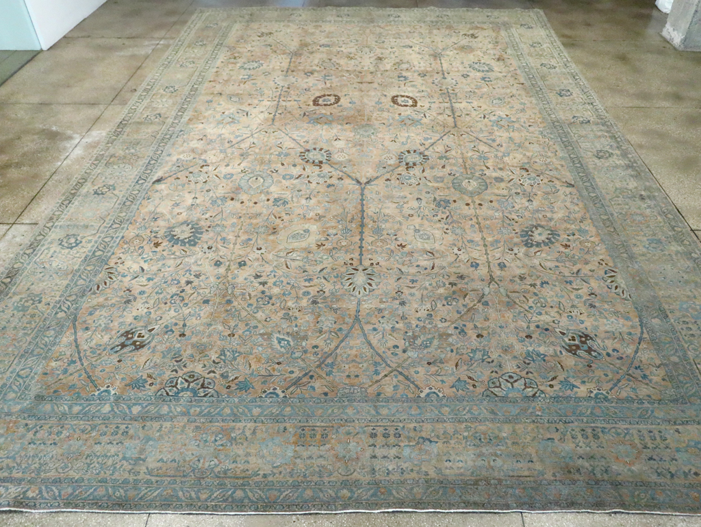 Antique Persian Tabriz Carpet, No.13347 - Gsblank