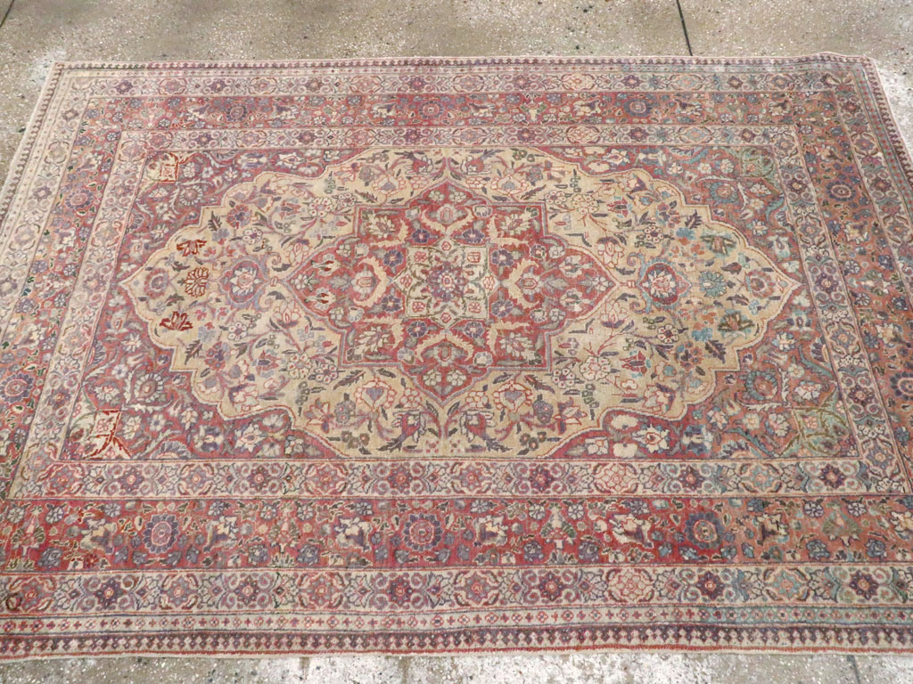 Antique Persian Tabriz Rug, No.13362 - Gsblank