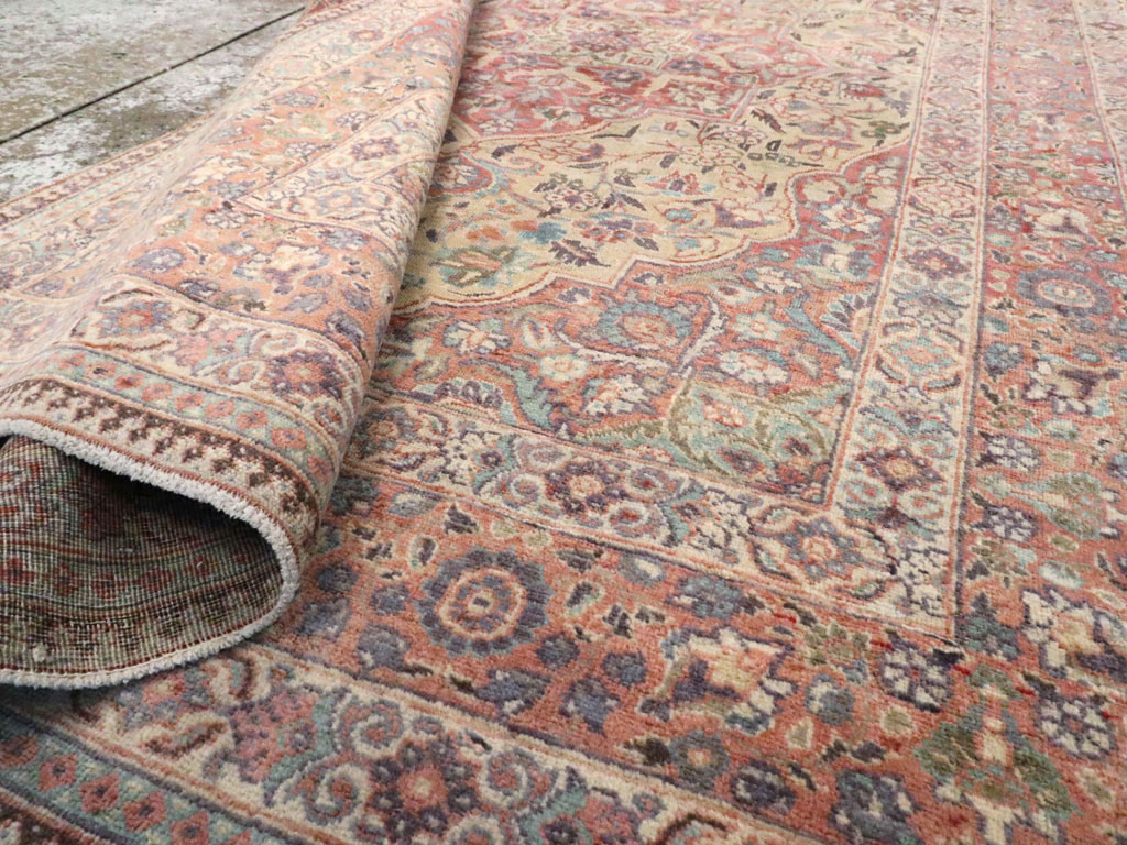 Antique Persian Tabriz Rug, No.13362 - Gsblank