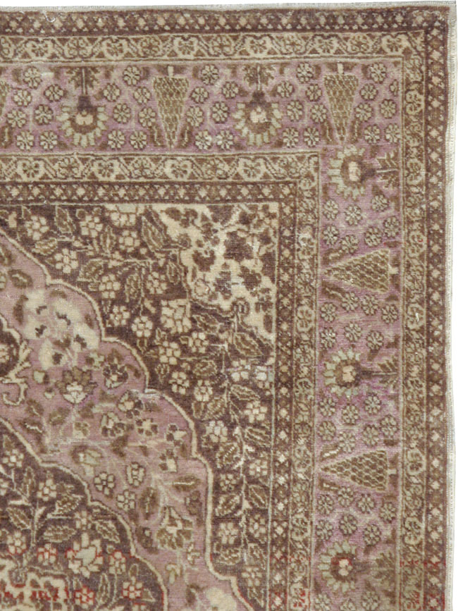 Antique Persian Tabriz Rug, No.13363 - Gsblank