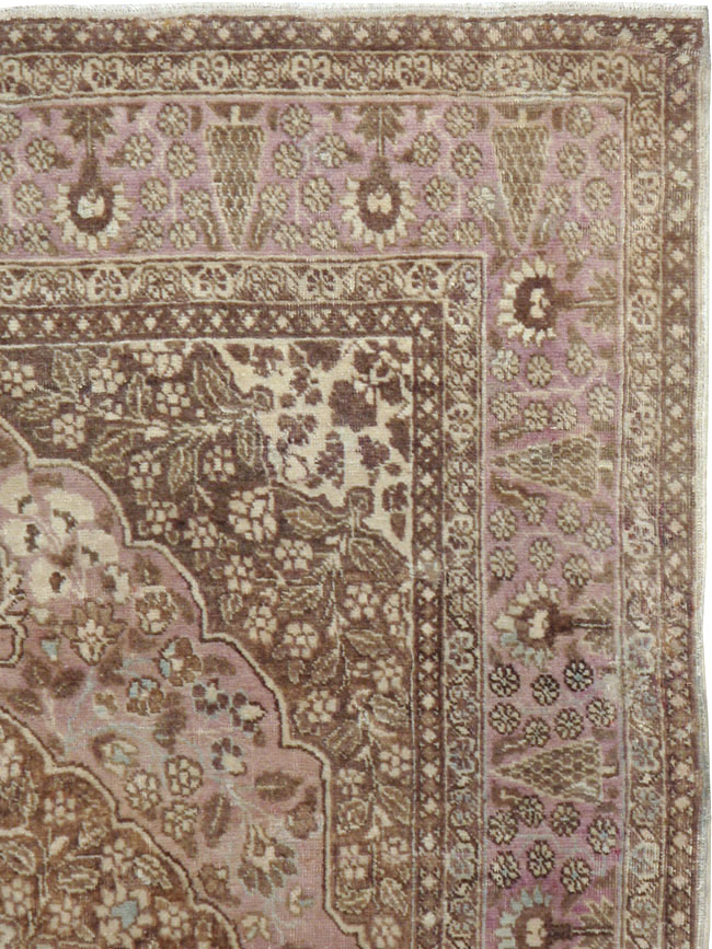 Antique Persian Tabriz Rug, No.13363 - Gsblank