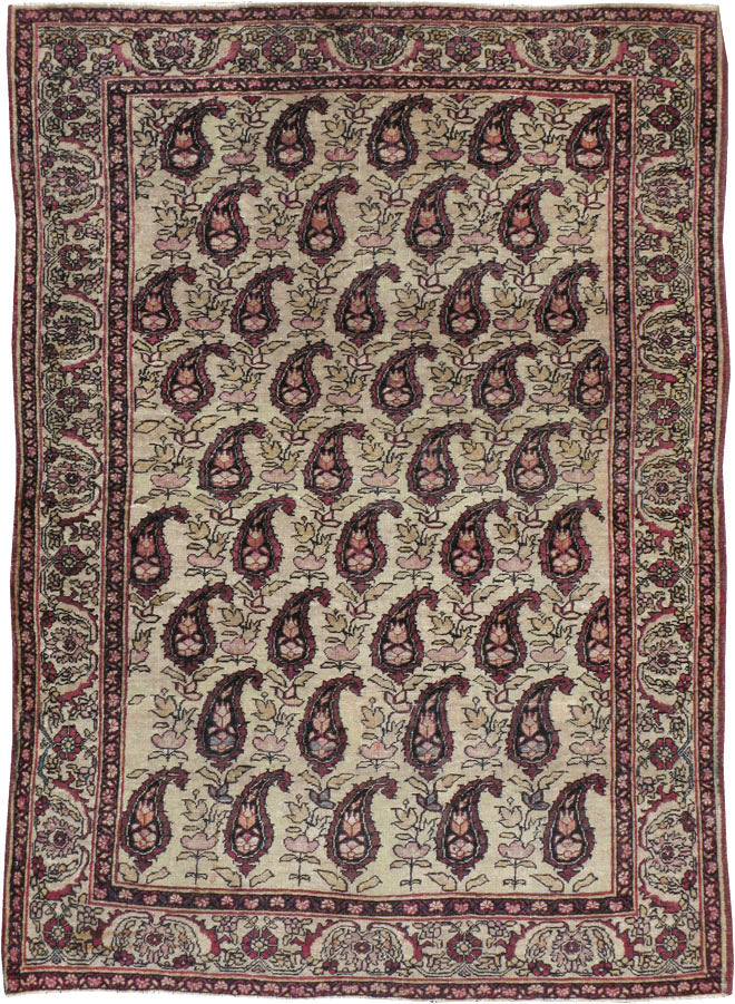 Antique Persian Lavar Kerman Rug, No.13384 - Gsblank