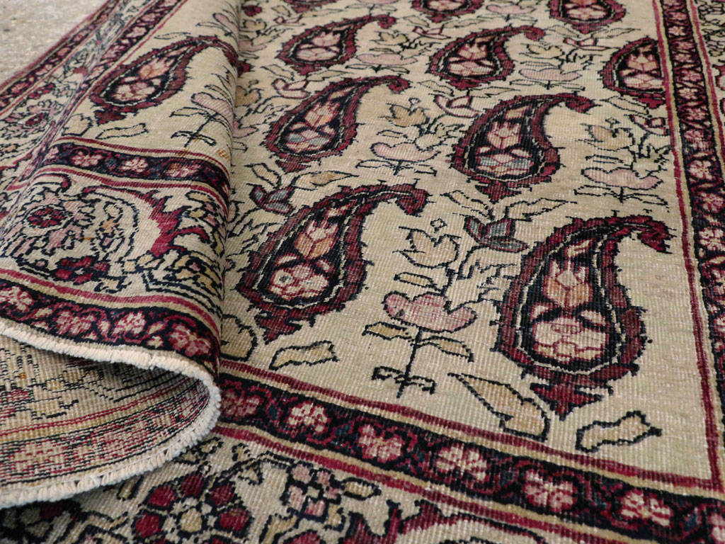 Antique Persian Lavar Kerman Rug, No.13384 - Gsblank