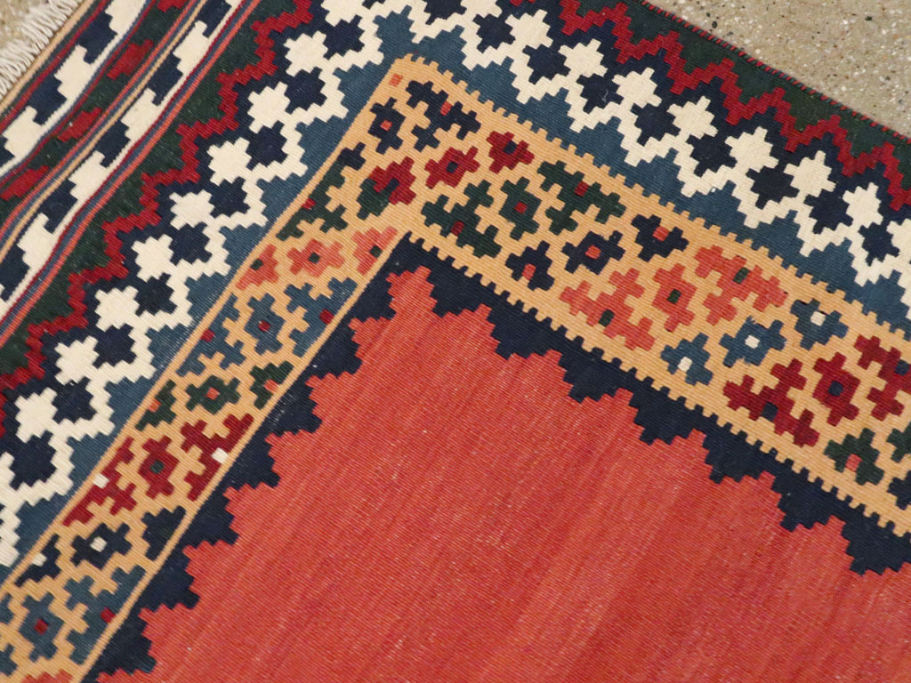 Vintage Persian Pictorial Kilim, No.13396 - Gsblank