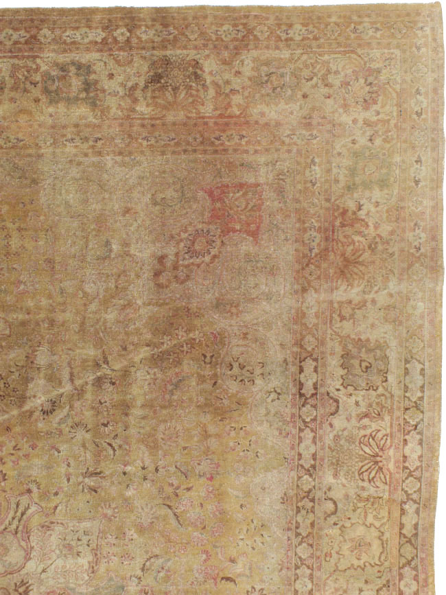 Antique Persian Tabriz Carpet, No.13399 - Gsblank