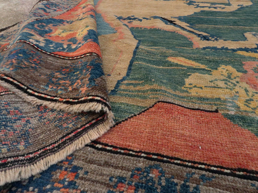 Vintage Persian Gabbeh Pictorial Rug, No.13419 - Gsblank