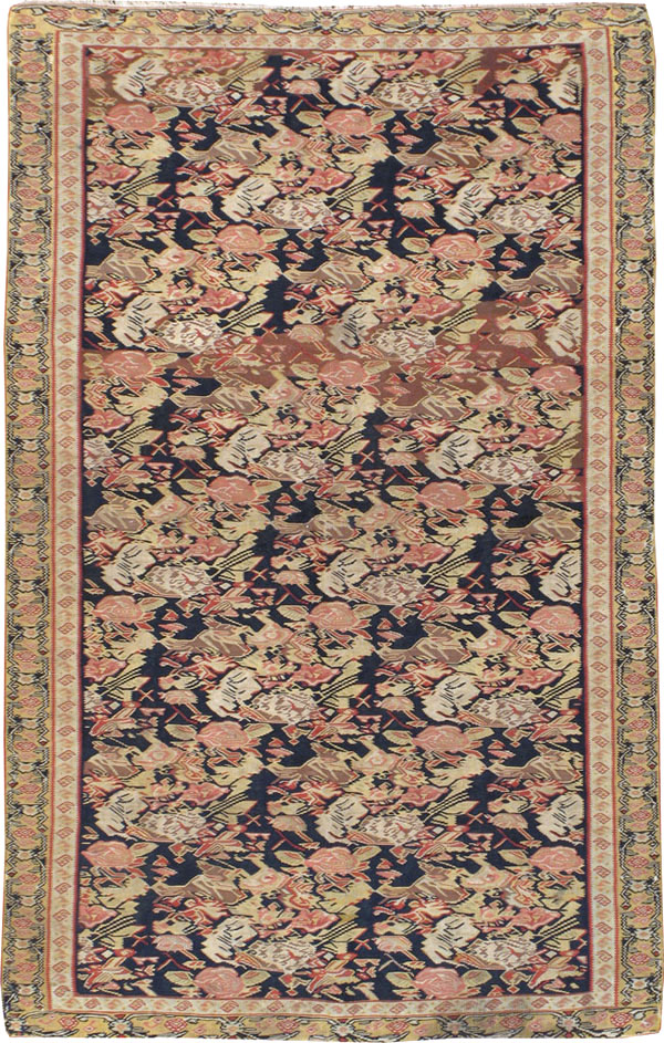 Antique Persian Senneh Kilim, No.13433 - Gsblank